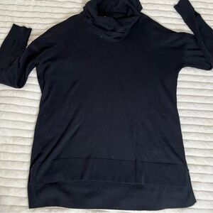 New direction  Long Black Turtleneck Sweater size XL